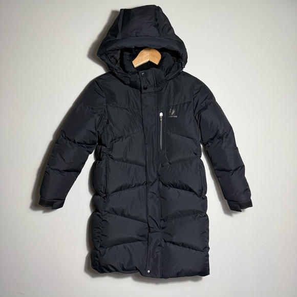 Men's Black Puffer Jacket - Picture 1 of 16